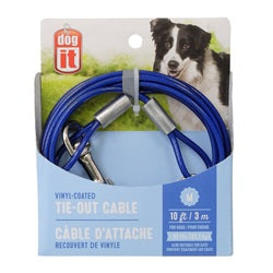 DOGIT TIE OUT CABLE MEDIUM 10'