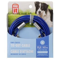 DOGIT TIE OUT CABLE MEDIUM 15'