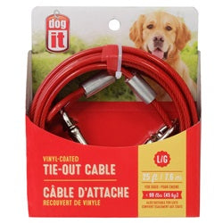 DOGIT TIE OUT CABLE LARGE 25'