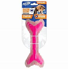 NERF DOG SCENTOLOGY BONE BACON SCENT PINK 23CM (9IN)