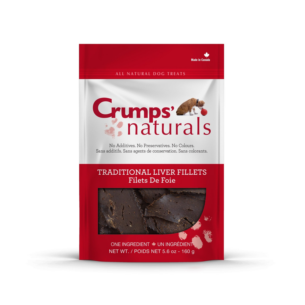 CRUMPS TRADITIONAL LIVER FILLERS DOG TREATS 160G