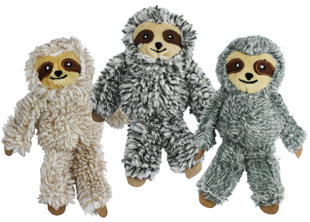 MULTIPET SLOTH ASSORTED CAT TOY