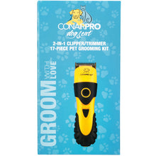 Load image into Gallery viewer, CONAIRPRO 2-IN-1 CLIPPER TRIMMER 17PC GROOMING KIT (DOG &amp; CAT)
