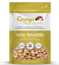 Load image into Gallery viewer, CRUMPS MINI TRAINERS 50G FREEZE DRIED BEEF LIVER

