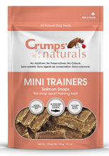 Load image into Gallery viewer, CRUMPS MINI TRAINERS 120G SALMON SNAPS

