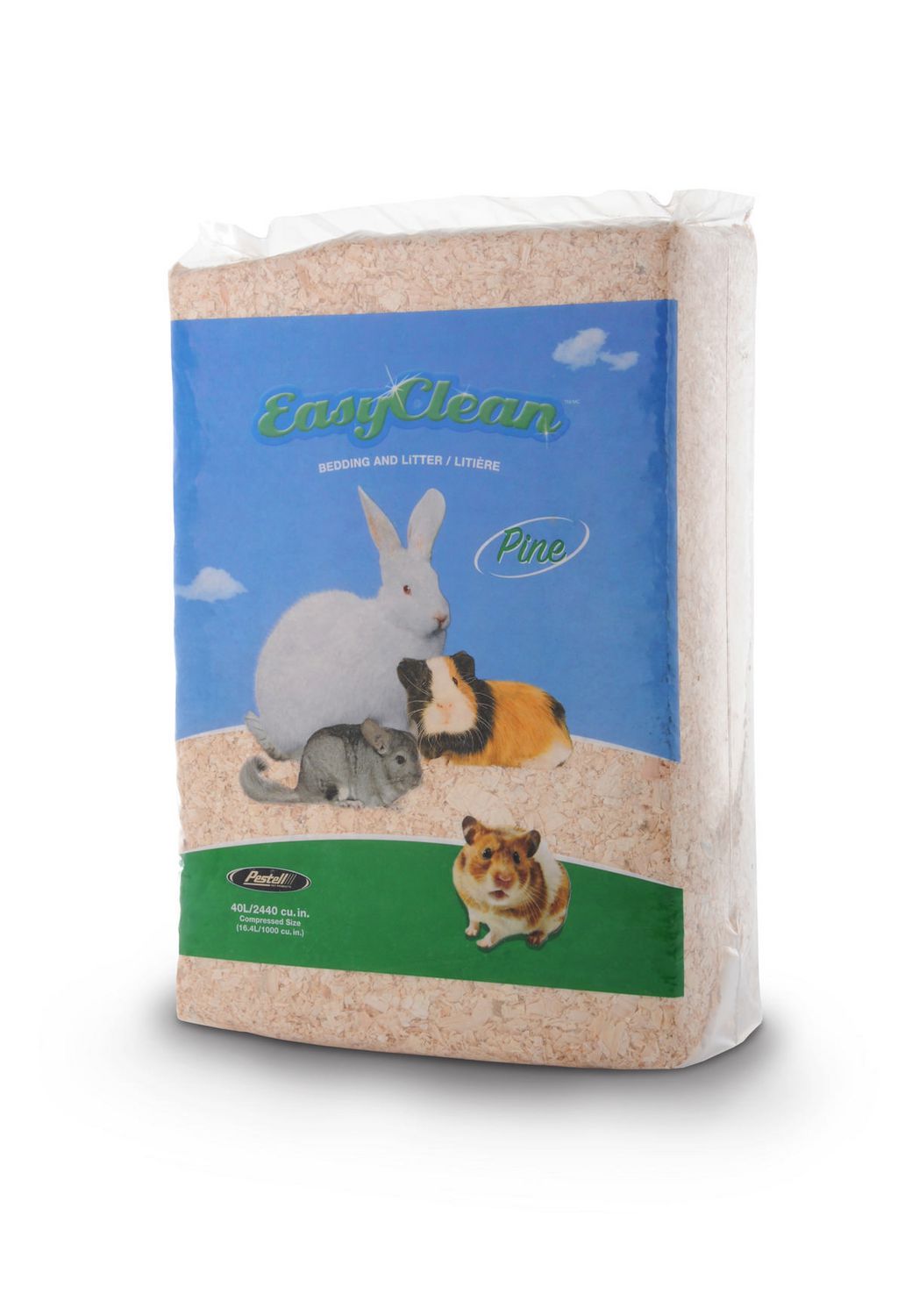 PESTELL EASY CLEAN PINE 40L SMALL ANIMAL BEDDING