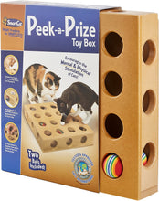 Load image into Gallery viewer, SMARTCAT PEEK A PRIZE TOY BOX WITH 2 TOYS
