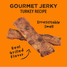Load image into Gallery viewer, WAG MORE BARK LESS JERKY 10OZ MEMPHIS STYLE BBQ TURKEY

