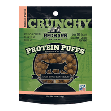 Load image into Gallery viewer, RED BARN CAT TREATS SALMON 1OZ CRUNCHY PROTEIN PUFFS
