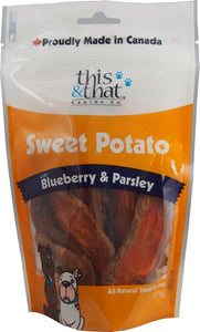 THIS &THAT SWEET POTATO 175G BLUEBERRY & PARSLEY
