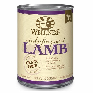WELLNESS 95% LAMB 13.5OZ DOG FOOD TOPPER