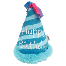 Load image into Gallery viewer, FFD PLUSH CRINKLE BIRTHDAY HAT BLUE
