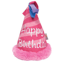 Load image into Gallery viewer, FFD PLUSH CRINKLE BIRTHDAY HAT PINK
