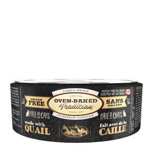 OVEN BAKED TRADITION 5.5OZ CAT FOOD QUAIL PATE GRAIN-FREE