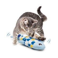 Load image into Gallery viewer, CATIT CAT TOY GROOVY FISH BLUE
