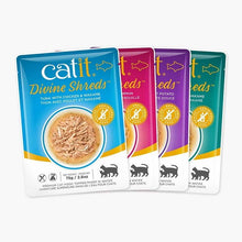 Load image into Gallery viewer, CATIT DIVINE SHREDS TUNA MULTIPACK 12X75G POUCH
