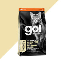 Load image into Gallery viewer, GO! CAT FOOD LAMB BOAR 8LB GRAIN FREE CARNIVORE
