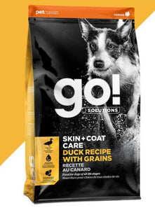 GO! DOG FOOD 25LB SKIN + COAT DUCK WITH GRAINS