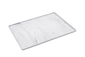 MESSY MUTTS SILICONE BOWL MAT WITH RAISED EDGE SMALL, MARBLE