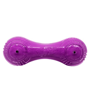 NERF DOG SCENTOLOGY BARBELL BEEF SCENT PURPLE 18 CM (7 IN)