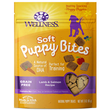 Load image into Gallery viewer, WELLNESS SOFT PUPPY BITES 3.5OZ LAMB &amp; SALMON
