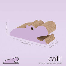 Load image into Gallery viewer, CATIT CAT ZOO SCRATCHER HIPPO
