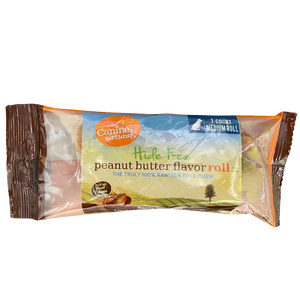 CANINE NAT HIDE FREE PEANUT  BUTTER ROLL 4"