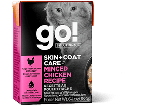 PC TETRA PACK 6.4OZ SKIN AND COAT CHICKEN