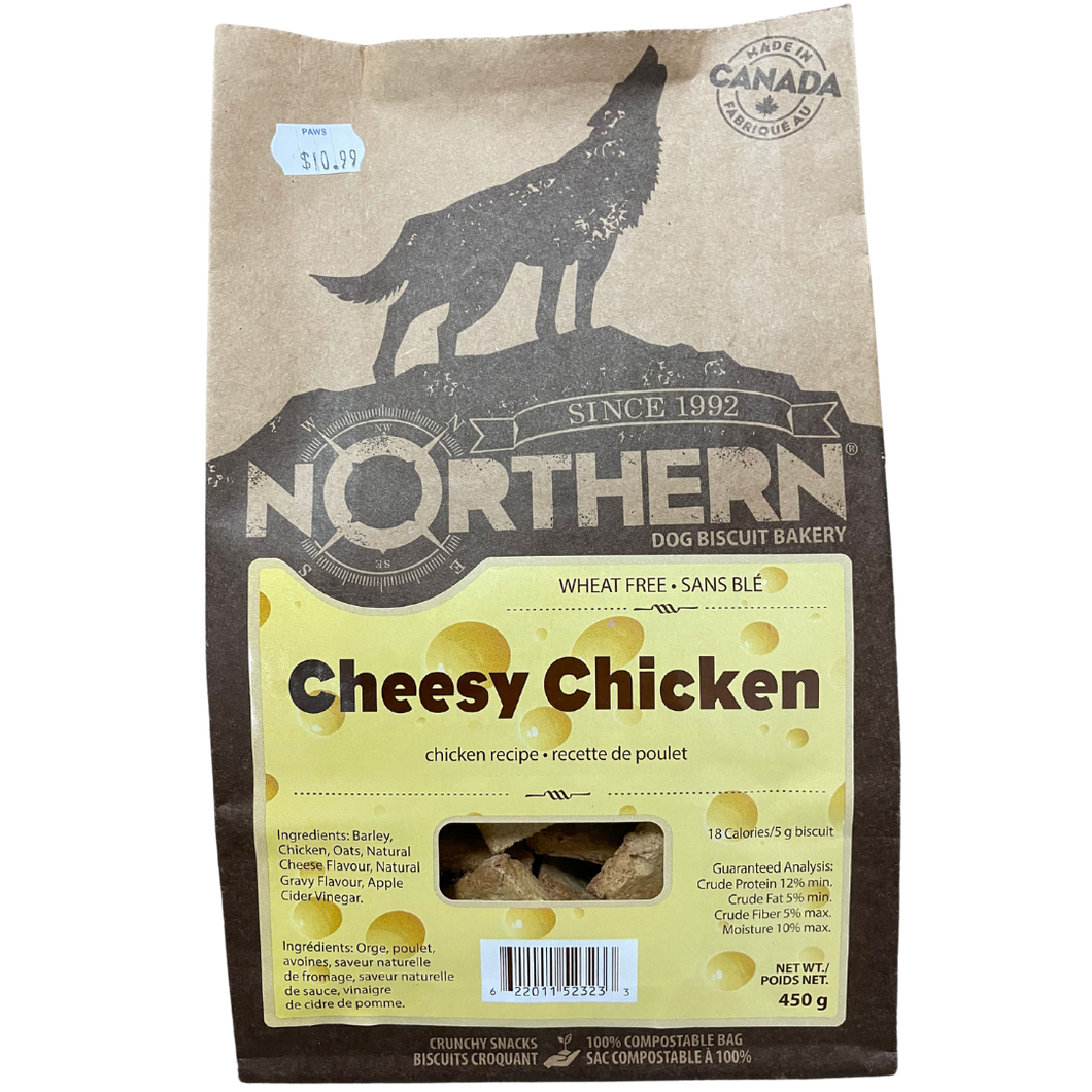 NORTHERN CHEESY CHICKEN 450G DOG TREATS