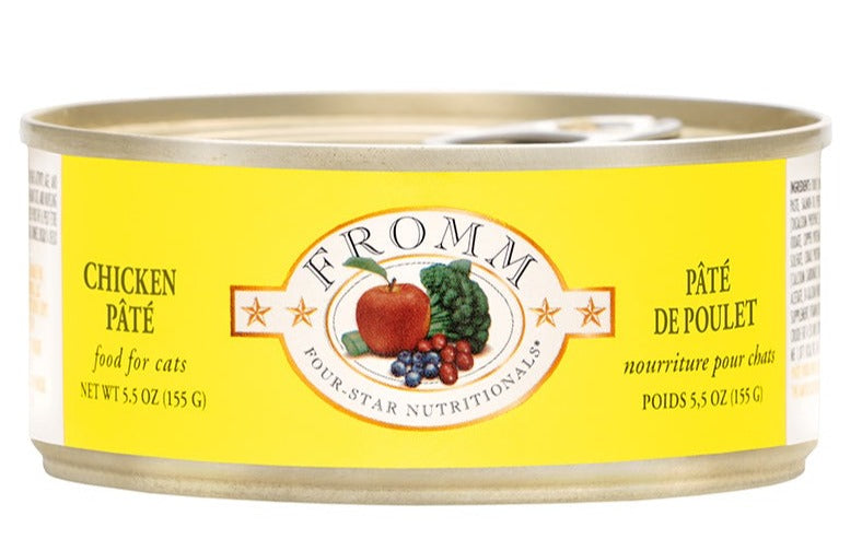 FROMM CAT FOOD 5.5OZ CHICKEN PATE