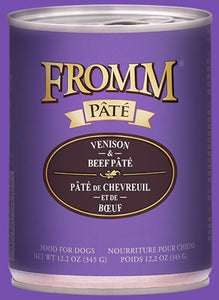 FROMM VENISON BEEF PATE 12.2OZ