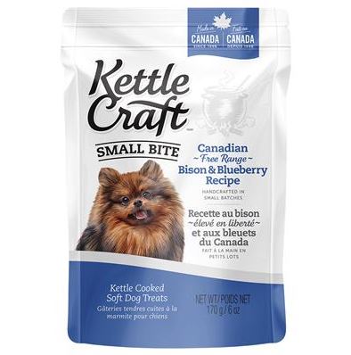 KETTLE CRAFT BISON & BLUEBERRY SMALL BITE SOFT TREATS 170G