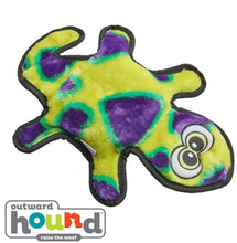 Load image into Gallery viewer, OUTWARD HOUND INVINCIBLES GECKO 2 SQUEAKERS YELLOW-GREEN
