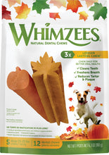 Load image into Gallery viewer, WHIMZEES HOLIDAY VARIETY BAG  FALL SMALL 6.3OZ
