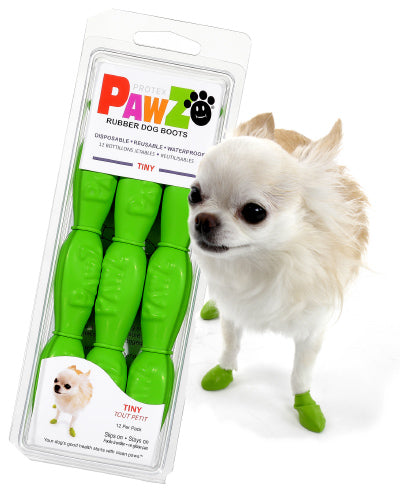 PAWZ DOG BOOTS TINY Green
